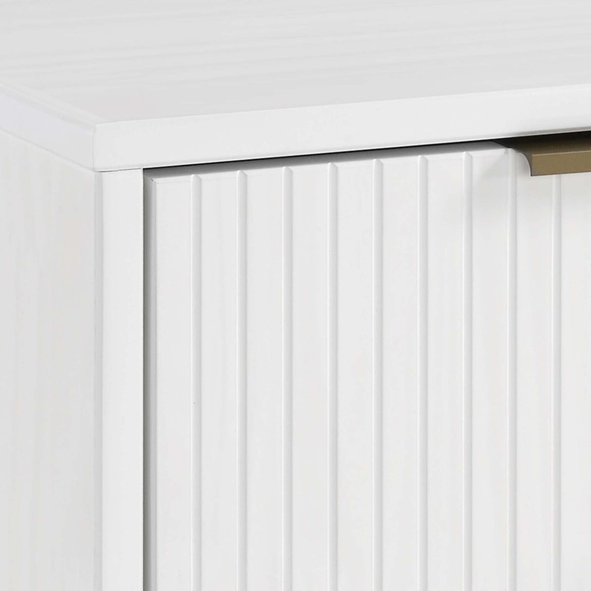 Granville 55.07 Double Wide Dresser in White by Manhattan Comfort at Eve Furniture