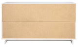 Granville 55.07 Double Wide Dresser in White by Manhattan Comfort at Eve Furniture