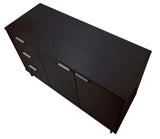 Granville 55.07 Sideboard in Black by Manhattan Comfort at Eve Furniture