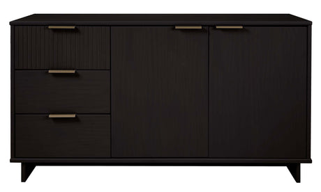 Granville 55.07 Sideboard in Black by Manhattan Comfort at Eve Furniture