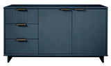 Granville 55.07 Sideboard in Midnight Blue by Manhattan Comfort at Eve Furniture