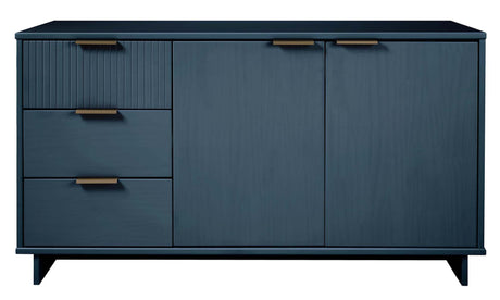 Granville 55.07 Sideboard in Midnight Blue by Manhattan Comfort at Eve Furniture
