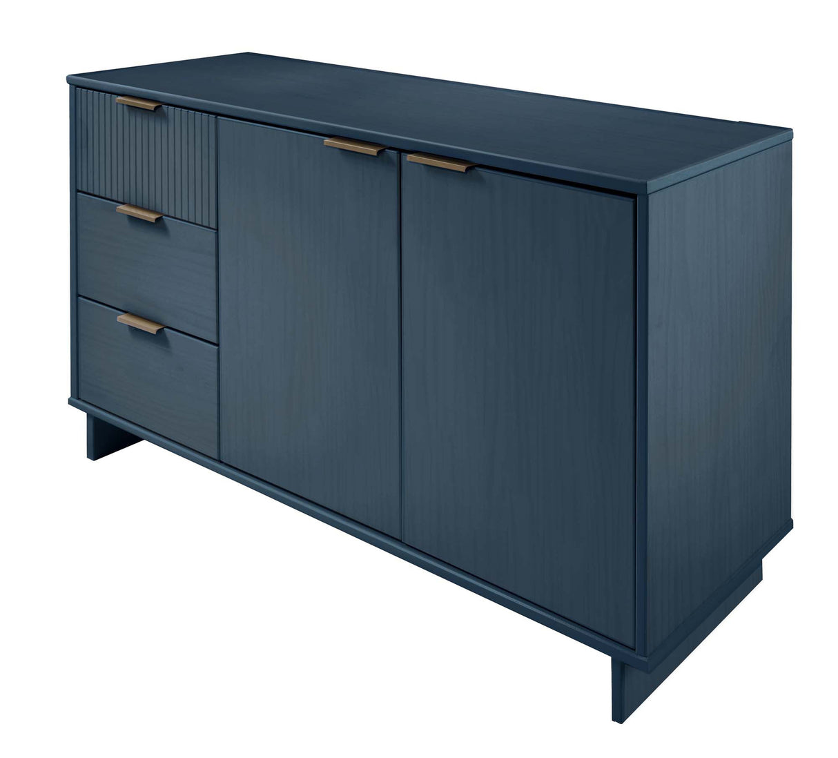 Granville 55.07 Sideboard in Midnight Blue by Manhattan Comfort at Eve Furniture
