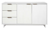 Granville 55.07 Sideboard in White by Manhattan Comfort at Eve Furniture
