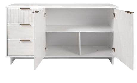 Granville 55.07 Sideboard in White by Manhattan Comfort at Eve Furniture