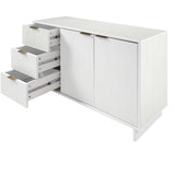 Granville 55.07 Sideboard in White by Manhattan Comfort at Eve Furniture