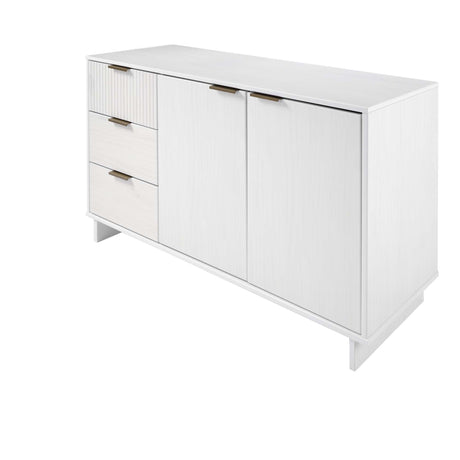 Granville 55.07 Sideboard in White by Manhattan Comfort at Eve Furniture