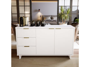 Granville 55.07 Sideboard in White by Manhattan Comfort at Eve Furniture