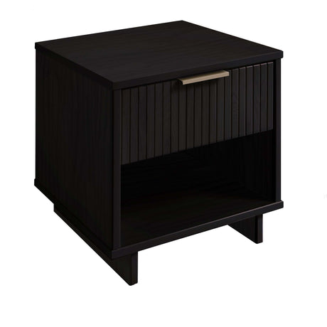 Granville Nightstand 1.0 in Black by Manhattan Comfort at Eve Furniture