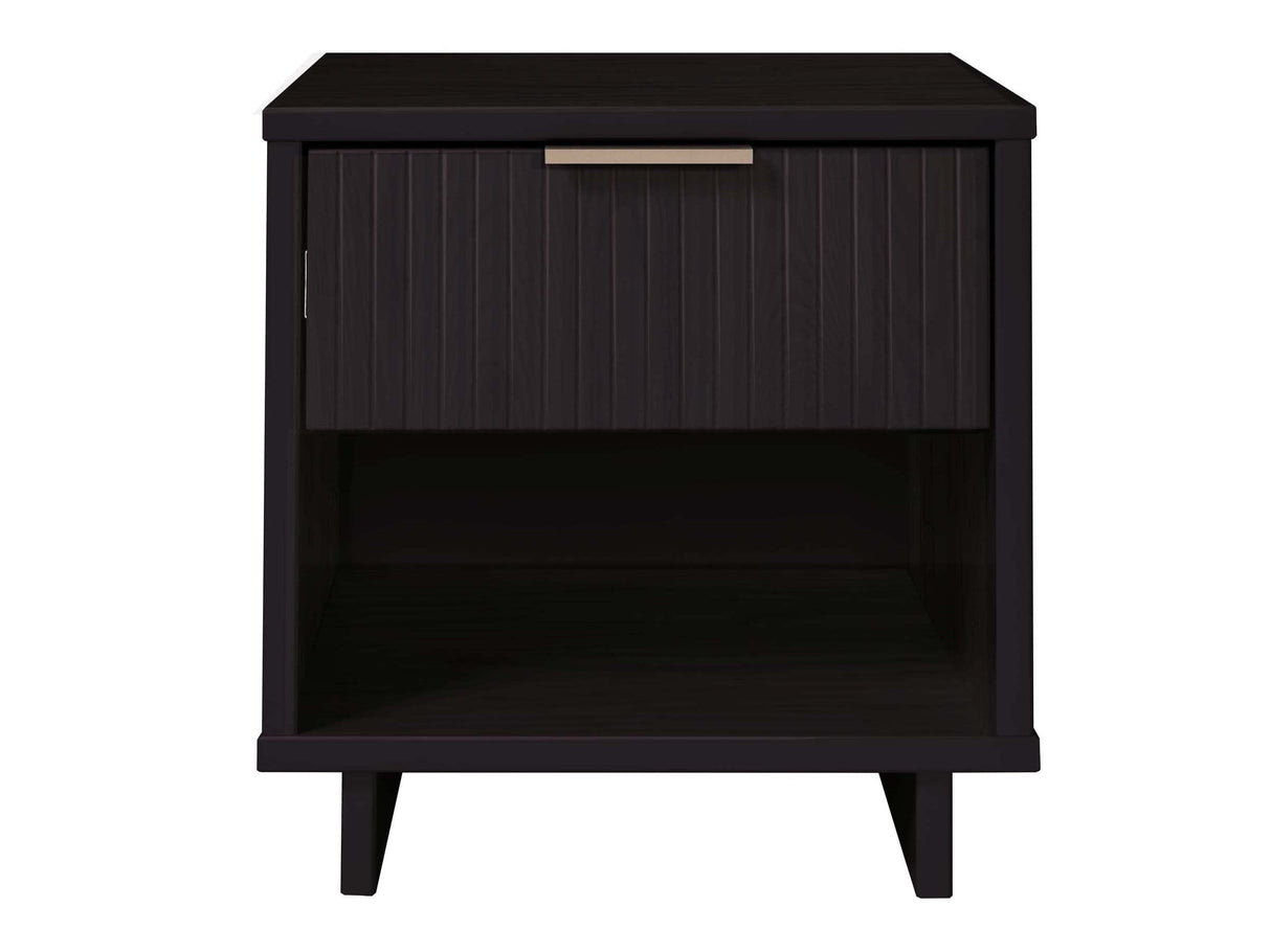 Granville Nightstand 1.0 in Black by Manhattan Comfort at Eve Furniture