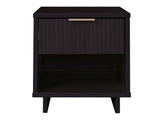Granville Nightstand 1.0 in Black by Manhattan Comfort at Eve Furniture