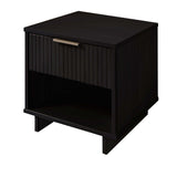 Granville Nightstand 1.0 in Black (set of 2) by Manhattan Comfort at Eve Furniture