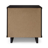 Granville Nightstand 1.0 in Black (set of 2) by Manhattan Comfort at Eve Furniture