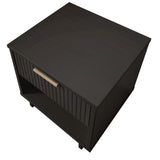 Granville Nightstand 1.0 in Dark Grey by Manhattan Comfort at Eve Furniture