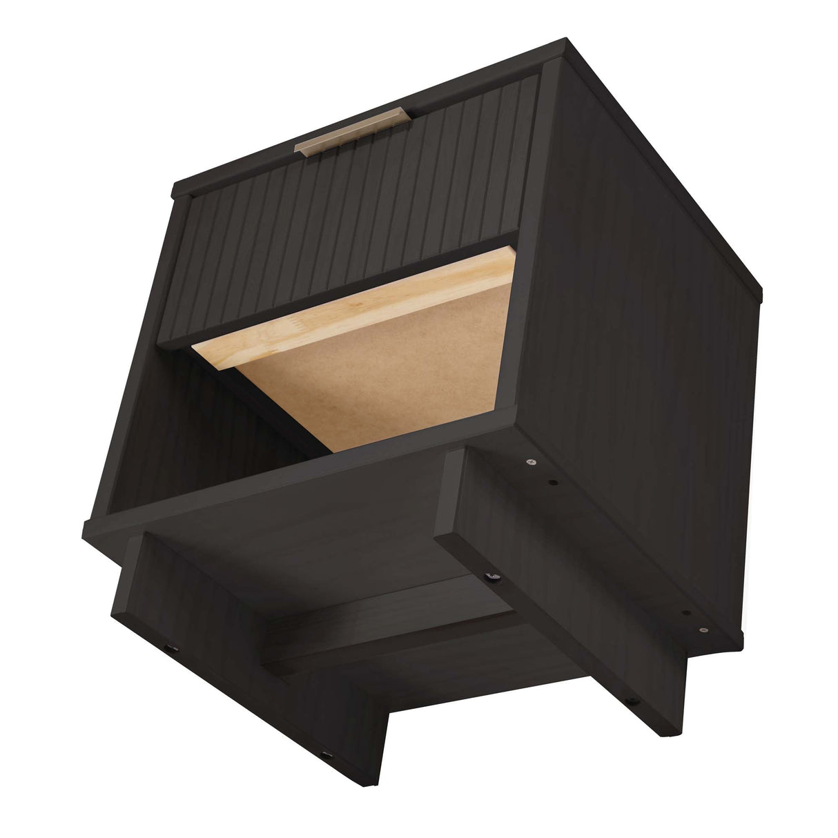 Granville Nightstand 1.0 in Dark Grey by Manhattan Comfort at Eve Furniture