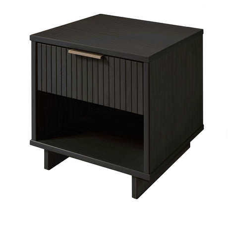 Granville Nightstand 1.0 in Dark Grey by Manhattan Comfort at Eve Furniture
