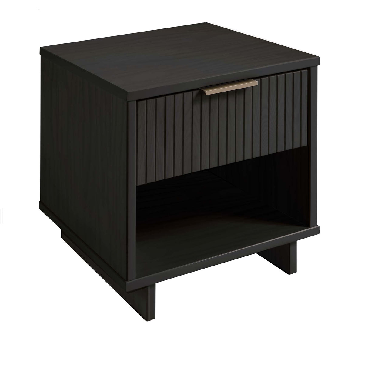 Granville Nightstand 1.0 in Dark Grey by Manhattan Comfort at Eve Furniture