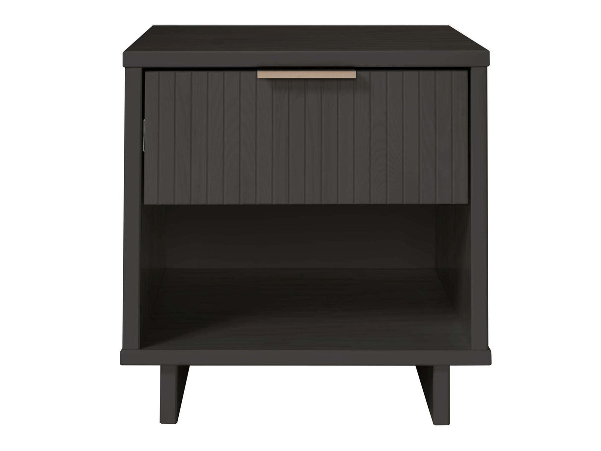 Granville Nightstand 1.0 in Dark Grey by Manhattan Comfort at Eve Furniture