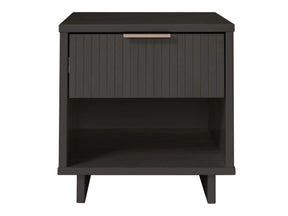 Granville Nightstand 1.0 in Dark Grey by Manhattan Comfort at Eve Furniture