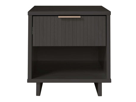 Granville Nightstand 1.0 in Dark Grey by Manhattan Comfort at Eve Furniture