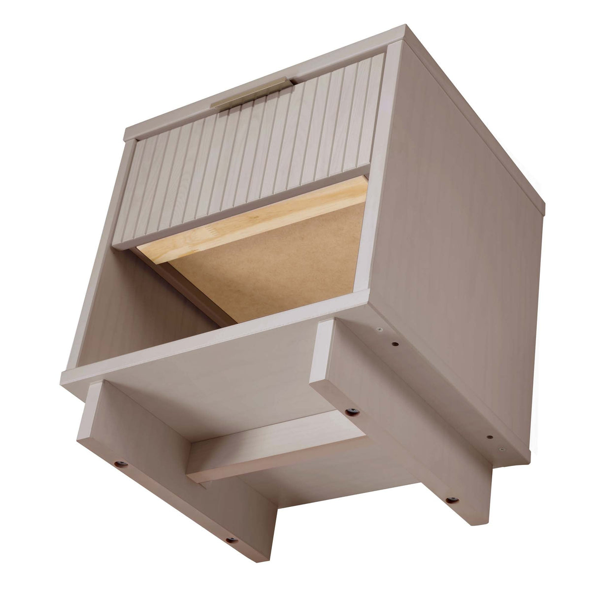 Granville Nightstand 1.0 in Light Grey by Manhattan Comfort at Eve Furniture
