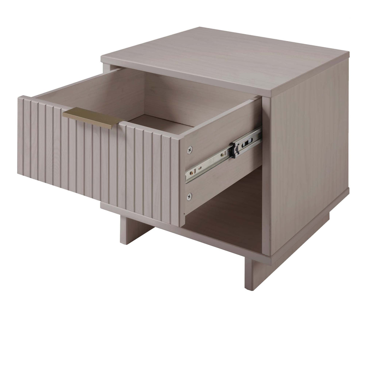 Granville Nightstand 1.0 in Light Grey by Manhattan Comfort at Eve Furniture