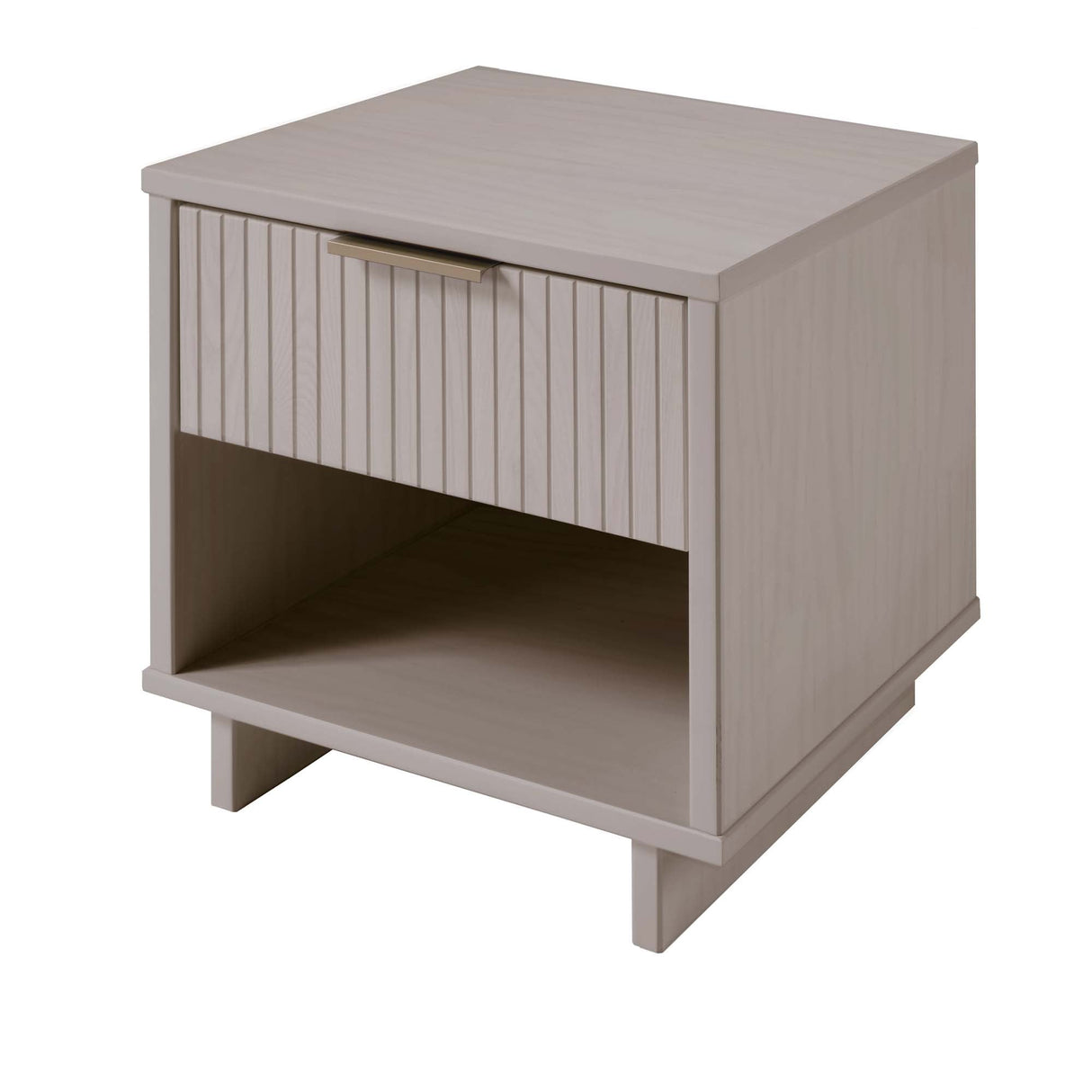 Granville Nightstand 1.0 in Light Grey by Manhattan Comfort at Eve Furniture