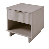 Granville Nightstand 1.0 in Light Grey by Manhattan Comfort at Eve Furniture