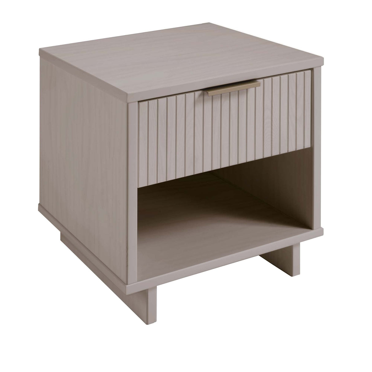 Granville Nightstand 1.0 in Light Grey by Manhattan Comfort at Eve Furniture