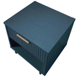 Granville Nightstand 1.0 in Midnight Blue by Manhattan Comfort at Eve Furniture