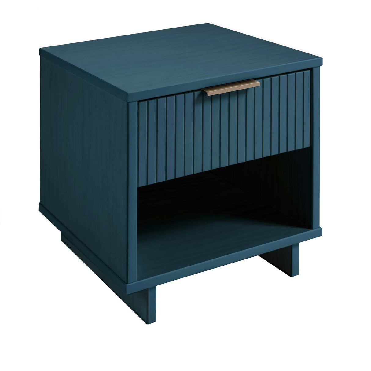 Granville Nightstand 1.0 in Midnight Blue by Manhattan Comfort at Eve Furniture