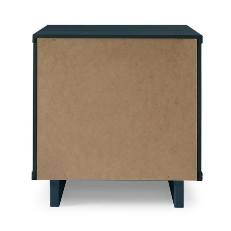 Granville Nightstand 1.0 in Midnight Blue by Manhattan Comfort at Eve Furniture