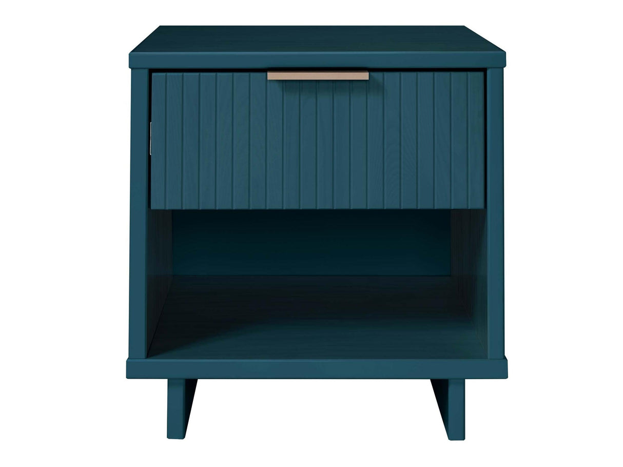 Granville Nightstand 1.0 in Midnight Blue by Manhattan Comfort at Eve Furniture