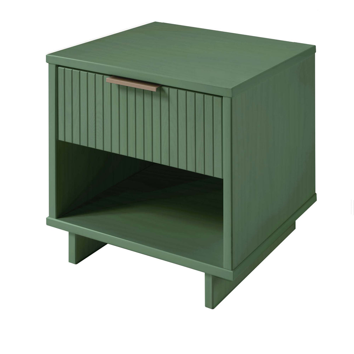 Granville Nightstand 1.0 in Sage Green by Manhattan Comfort at Eve Furniture