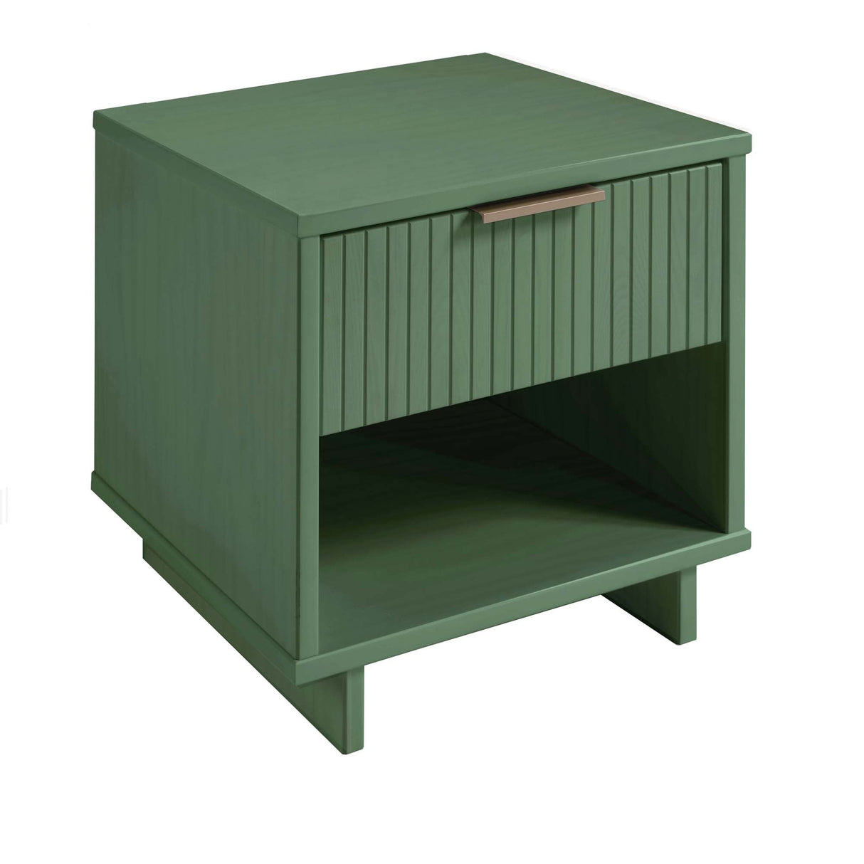 Granville Nightstand 1.0 in Sage Green by Manhattan Comfort at Eve Furniture