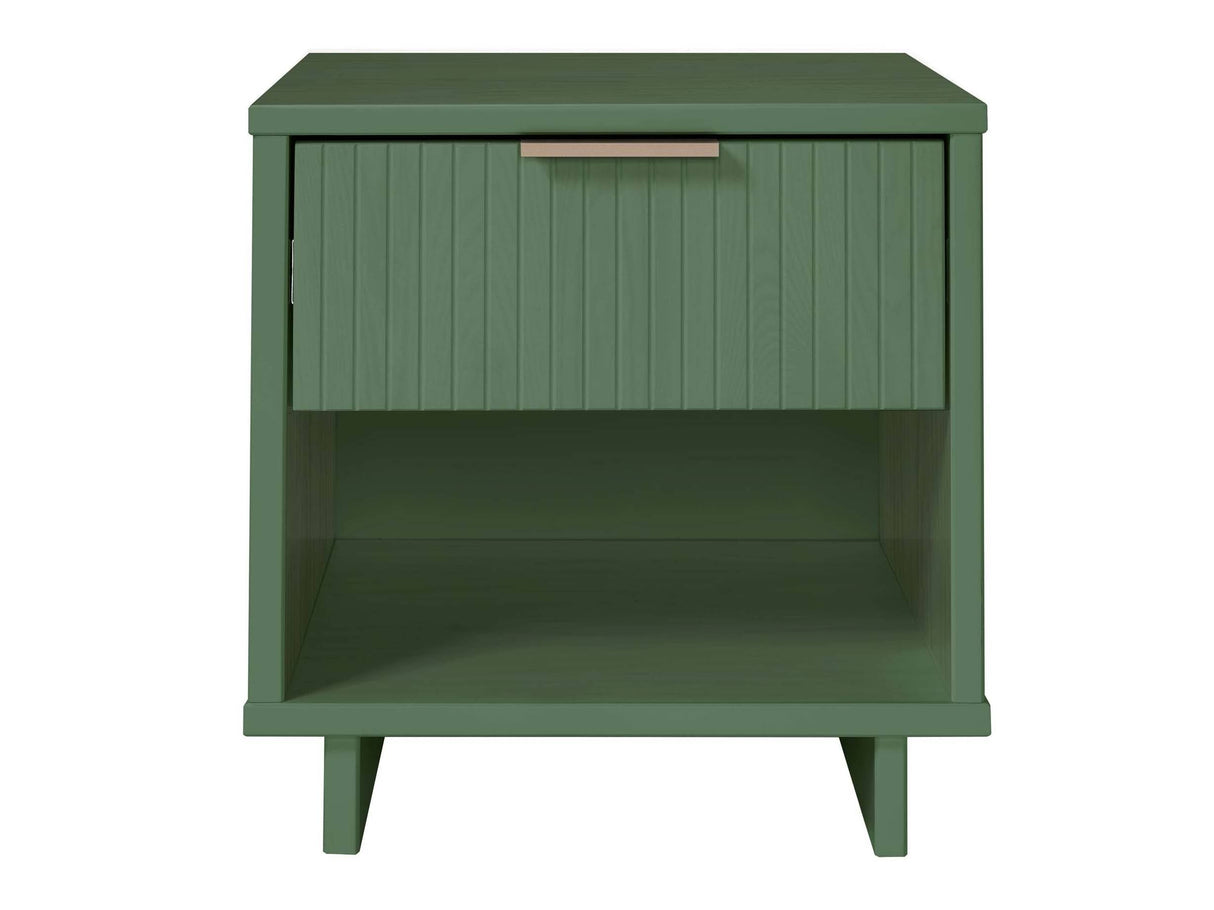 Granville Nightstand 1.0 in Sage Green by Manhattan Comfort at Eve Furniture