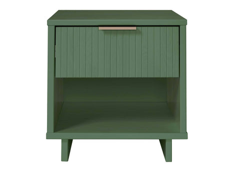 Granville Nightstand 1.0 in Sage Green by Manhattan Comfort at Eve Furniture