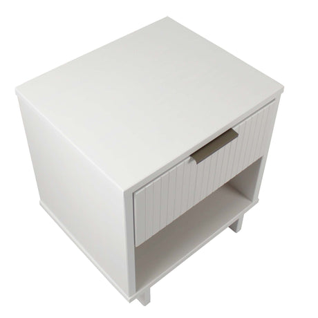 Granville Nightstand 1.0 in White by Manhattan Comfort at Eve Furniture
