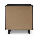 Granville Nightstand 2.0 in Black by Manhattan Comfort at Eve Furniture