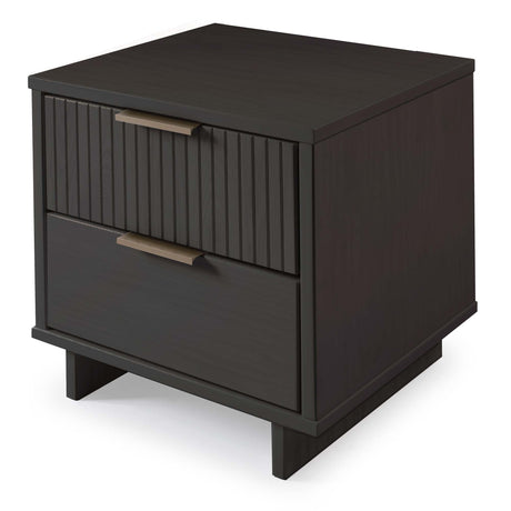 Granville Nightstand 2.0 in Dark Grey by Manhattan Comfort at Eve Furniture