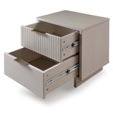 Granville Nightstand 2.0 in Light Grey by Manhattan Comfort at Eve Furniture