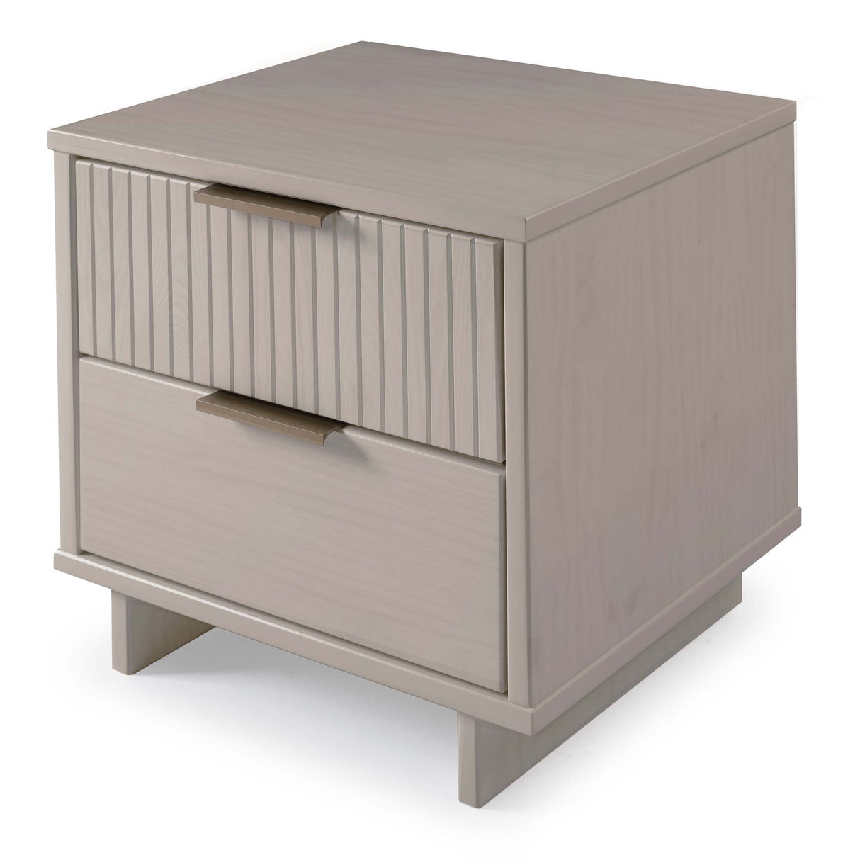Granville Nightstand 2.0 in Light Grey by Manhattan Comfort at Eve Furniture