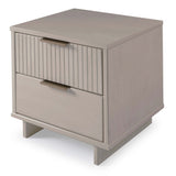Granville Nightstand 2.0 in Light Grey by Manhattan Comfort at Eve Furniture