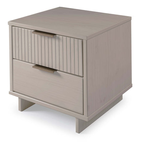 Granville Nightstand 2.0 in Light Grey by Manhattan Comfort at Eve Furniture