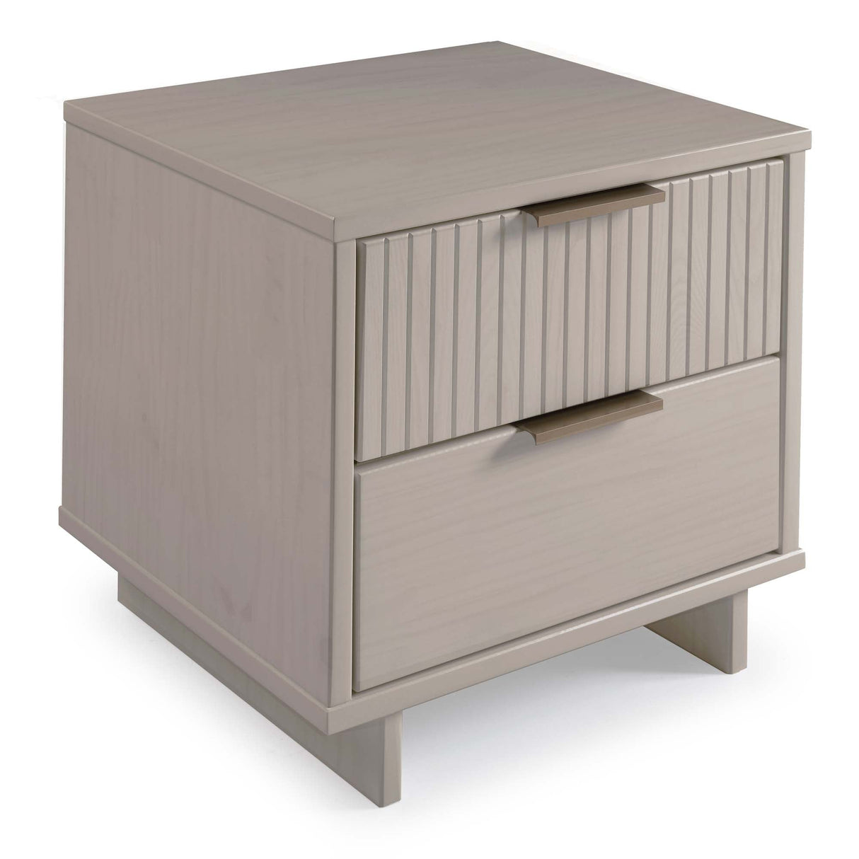 Granville Nightstand 2.0 in Light Grey by Manhattan Comfort at Eve Furniture