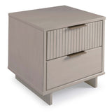 Granville Nightstand 2.0 in Light Grey by Manhattan Comfort at Eve Furniture