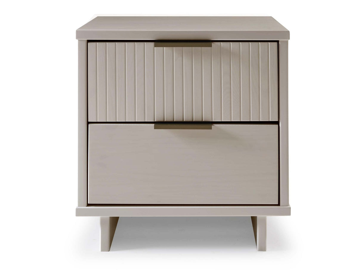 Granville Nightstand 2.0 in Light Grey by Manhattan Comfort at Eve Furniture