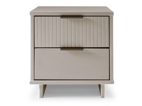 Granville Nightstand 2.0 in Light Grey by Manhattan Comfort at Eve Furniture