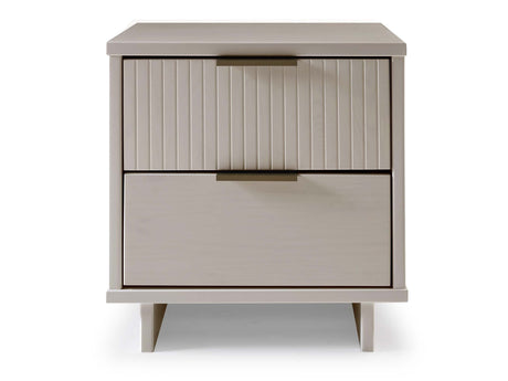 Granville Nightstand 2.0 in Light Grey by Manhattan Comfort at Eve Furniture