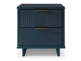 Granville Nightstand 2.0 in Midnight Blue by Manhattan Comfort at Eve Furniture